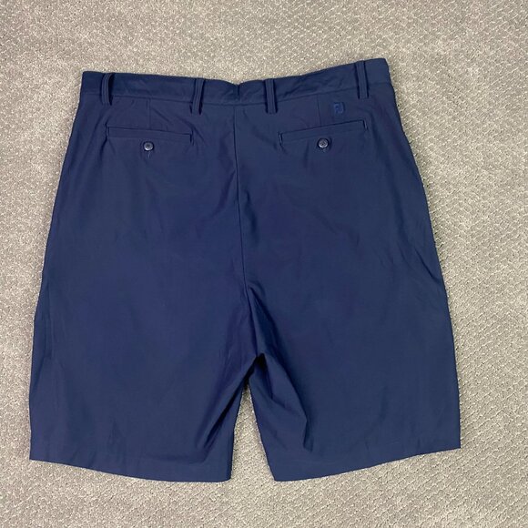 FootJoy Golf Shorts Men's 40 Navy Blue Performance Wear Stretch 10" Inseam - Picture 4 of 13